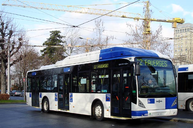 TL Lausanne Rue du Grand Chêne - 2007-01-03 TL Lausanne Rue du Grand Chêne - 2007-01-03