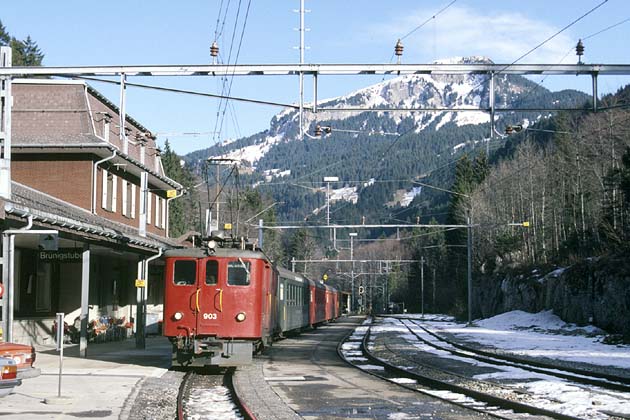 SBB Br&uuml;nig-Hasliberg - 1988-01-19